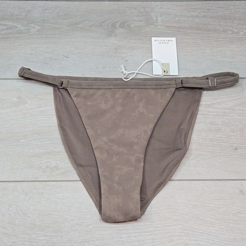 NWT Good American Women Bikini Bottom Swim sz 3/L